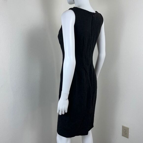 M.M.Lafleur The Lydia Women Size 10 Gray Sleevless Sheath Mini Dress Minimalist - Picture 8 of 17